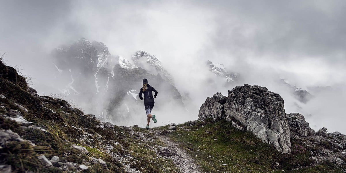 trail running bad weather rain