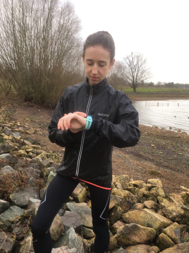 winter training triathlete running