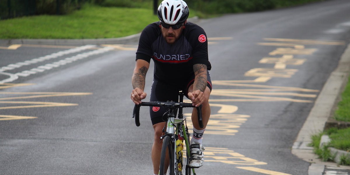 triathlete cycling training fitness