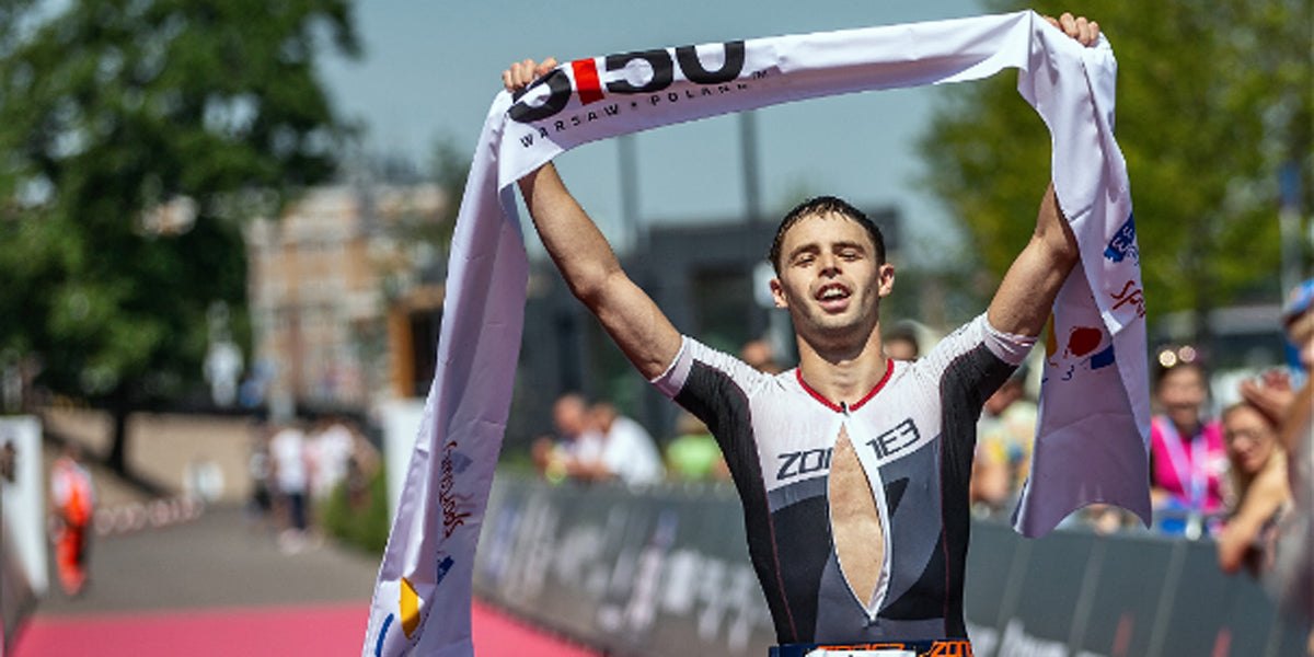 triathlete finisher winner Ironman Warsaw 5150
