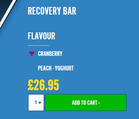 Vifit high protein recovery bar price