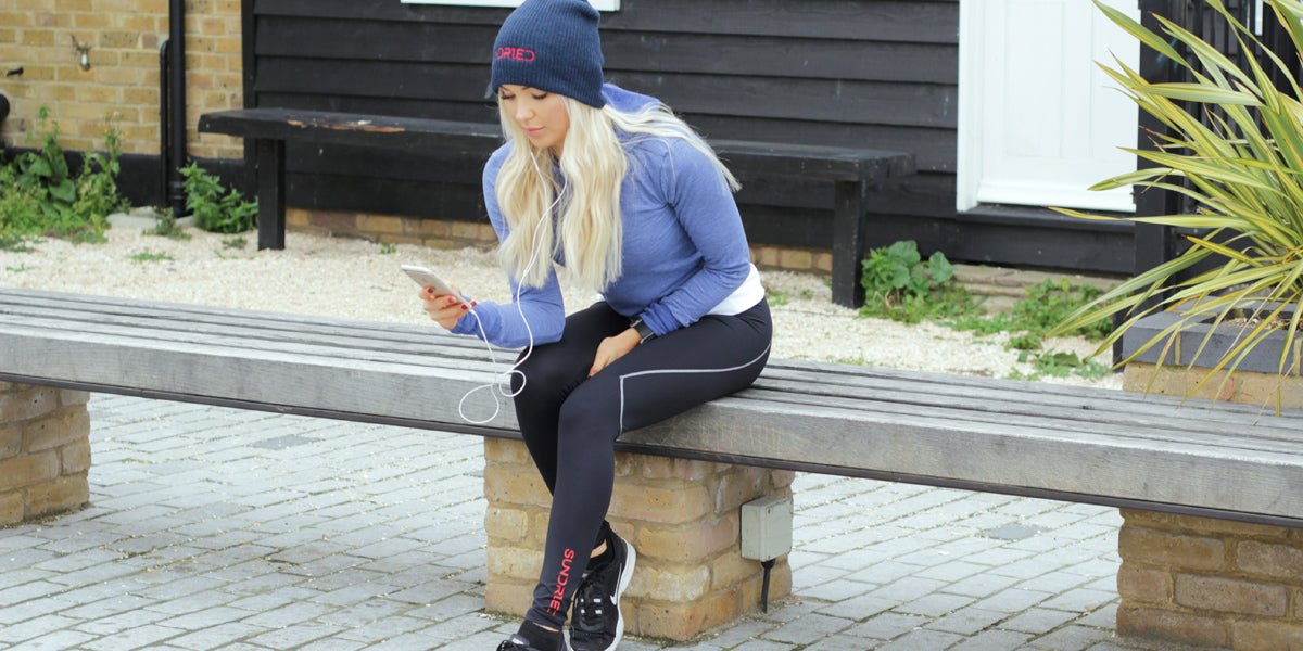 Womens black leggings fitness wear activewear for women