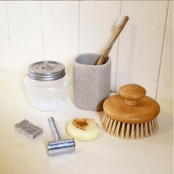 zero waste beauty bathroom clutter sustainability