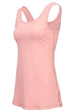 Sundried Solaro Women's Longline Vest Vest S Pink SD0206 S Pink Activewear