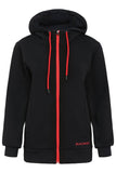 Sundried Matterhorn Women's Zip Up Hoodie Hoodie XS SD0077 XS Black Activewear