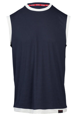 Sundried Legacy Men's Recycled Tank Top Vest S Navy SD0263 S Navy Activewear