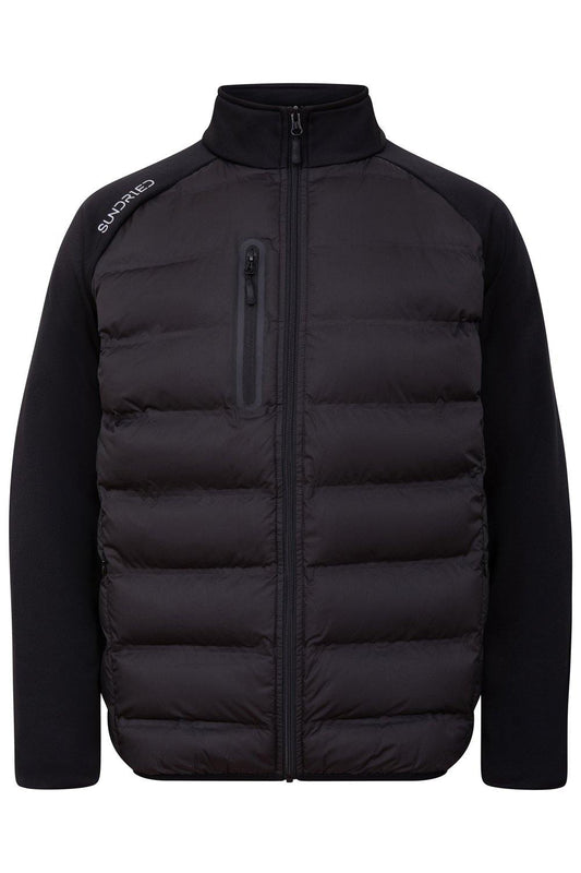 Sundried Monte Viso Men's Padded Jacket Jackets S Black SD0196 S Black Activewear