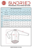 Sundried Century Men's Long Sleeve Cycle Jersey Long Sleeve Jersey Activewear