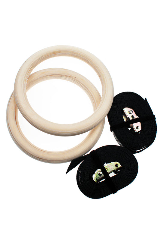 Sundried Wooden Gymnastic Rings - Gymrings Accessories SDGYMRINGS Activewear