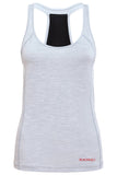 Sundried Tour Noir Women's Vest Vest XS Grey SD0001 XS Grey Activewear