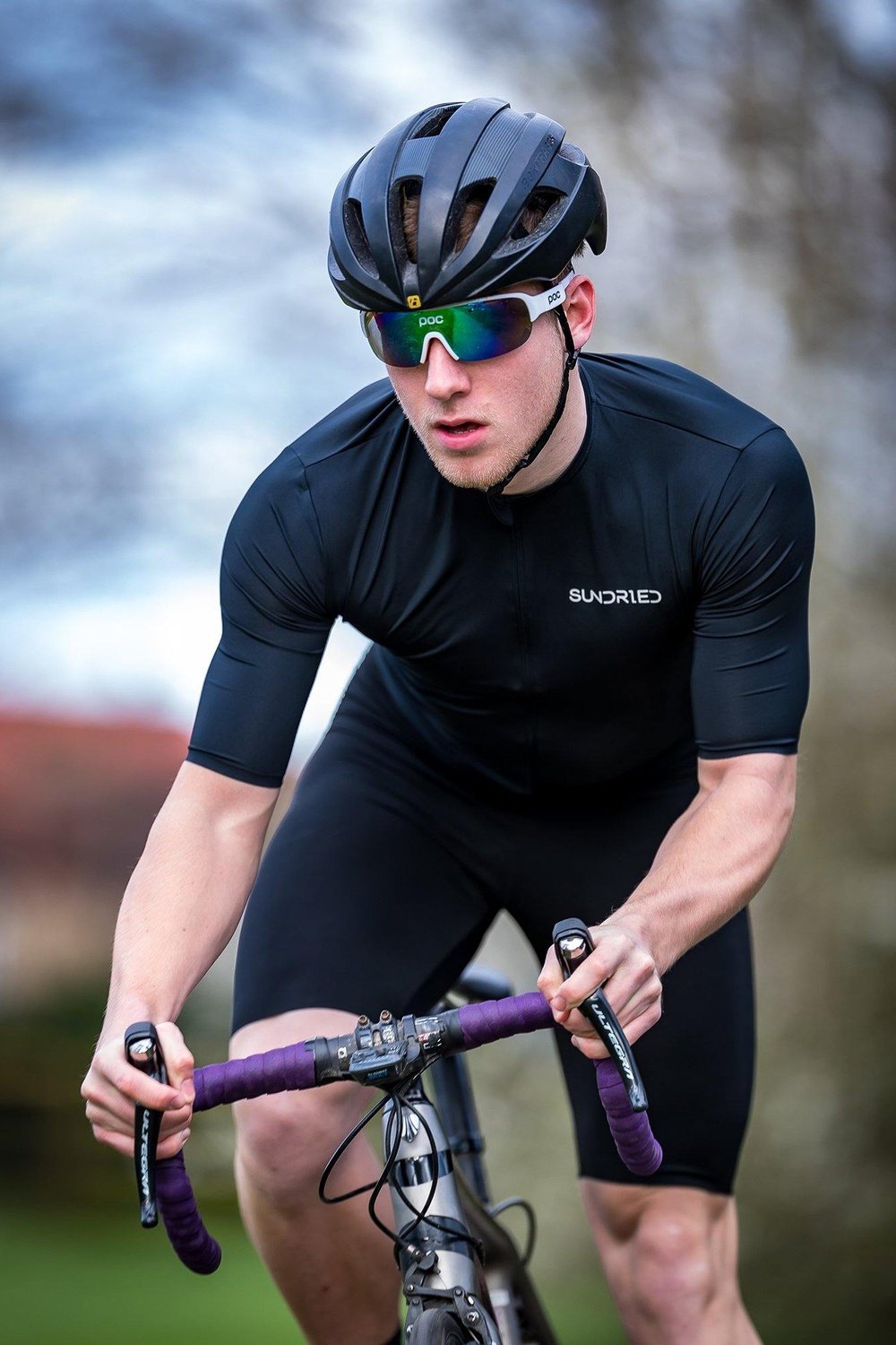 Sundried Stealth Men's Cycle Jersey Short Sleeve Jersey Activewear