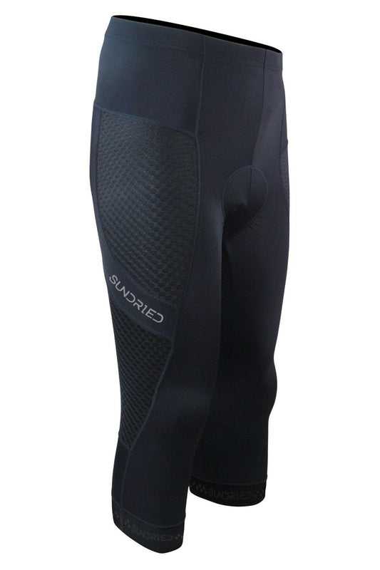 Sundried Stealth 3/4 Cycle Tights Leggings Activewear