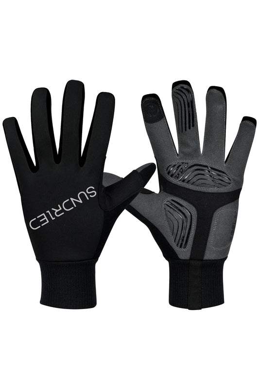 Sundried Touchscreen Winter Cycle Gloves Gloves S Black SD0311 S Black Activewear
