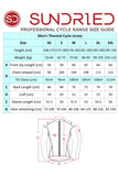 Sundried Men's Thermal Cycle Jersey Jersey Activewear