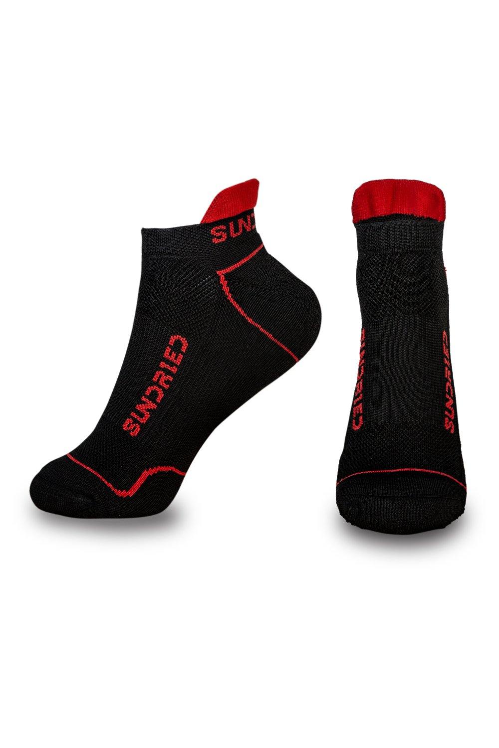 Sundried Run Socks Recycled Socks 39-43 Black SD0319 39-43 Black Activewear