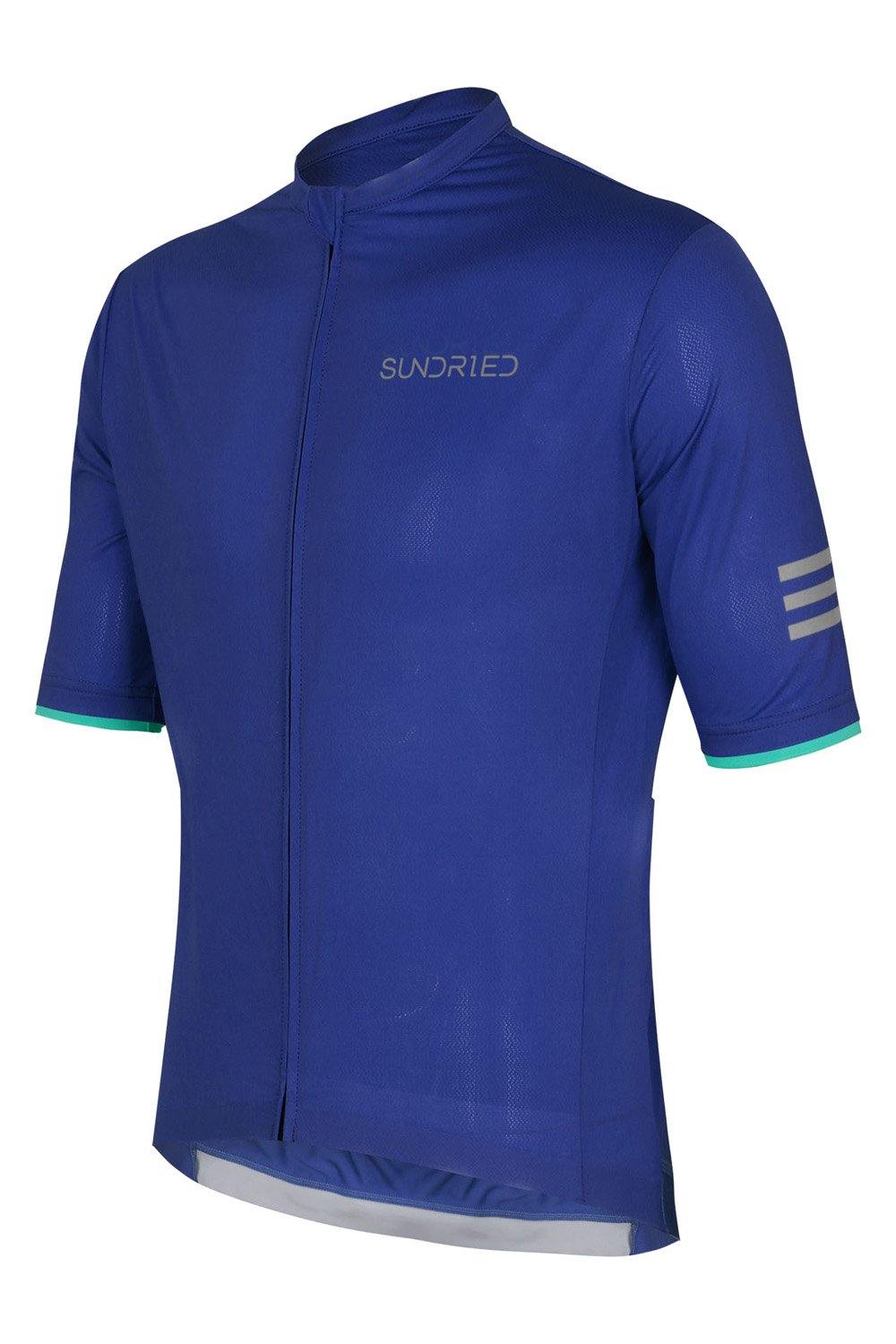 Sundried Apex Men's Short Sleeve Jersey Short Sleeve Jersey XL Blue SD0339 XL Blue Activewear