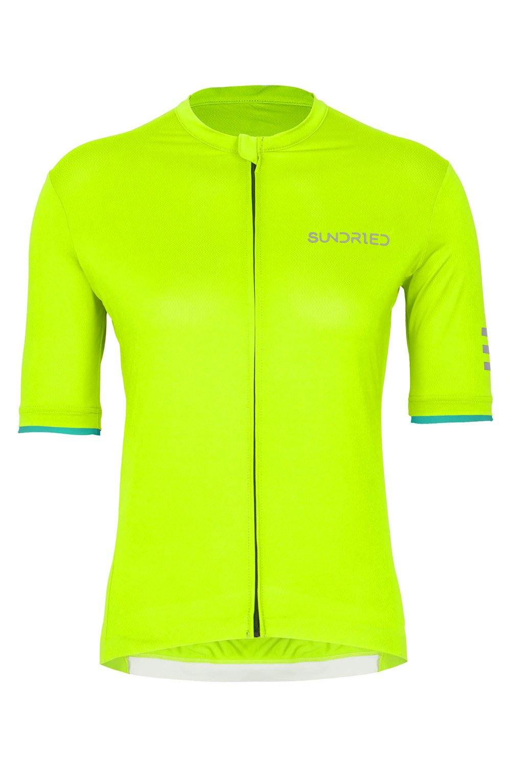 Sundried Apex Women's Short Sleeve Cycle Jersey Short Sleeve Jersey S Green SD0340 S Green Activewear