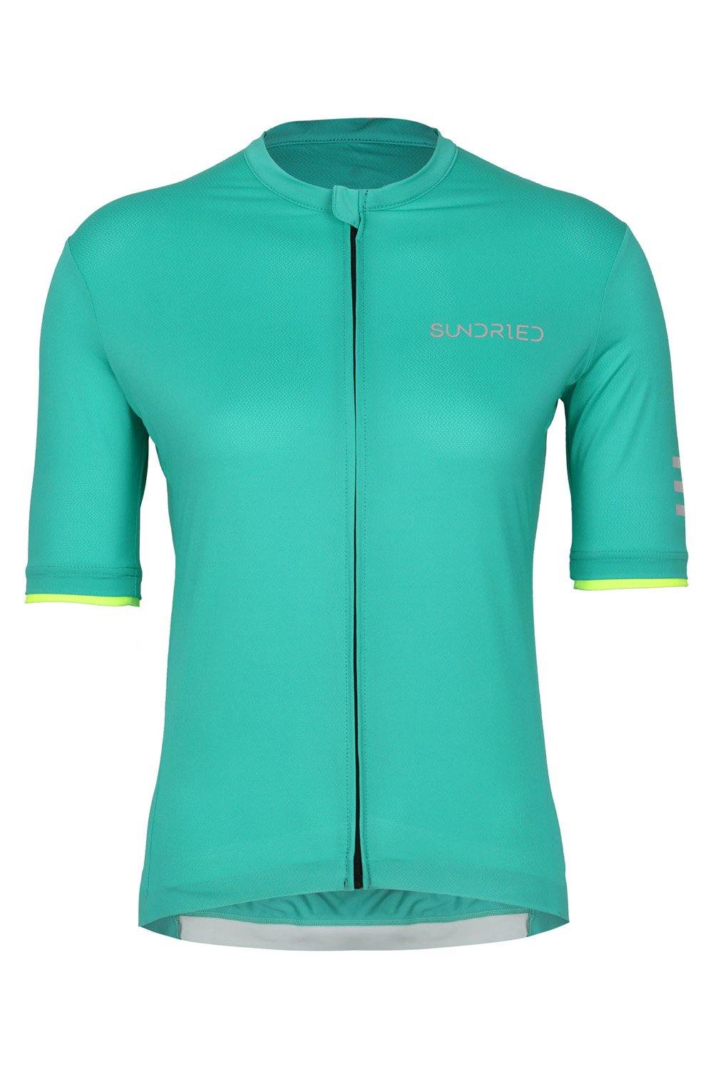 Sundried Apex Women's Short Sleeve Cycle Jersey Short Sleeve Jersey XL Turquoise SD0340 XL Turquoise Activewear