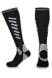 Sundried Full Length Compression Socks Socks S Black SD0347 S Black Activewear