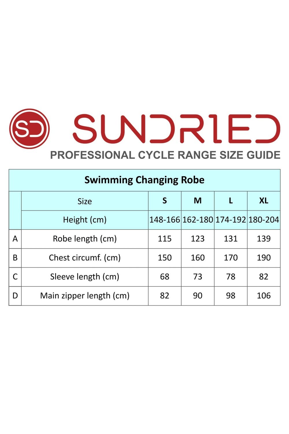 Sundried Swimming Changing Robe Robe Activewear