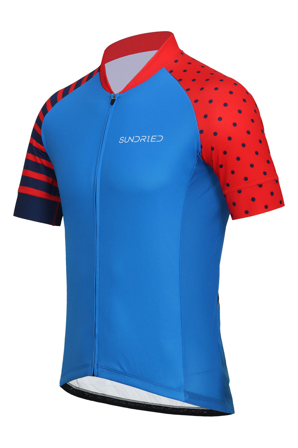 Sundried Spots and Stripes Men's Short Sleeve Cycle Jersey Short Sleeve Jersey Activewear