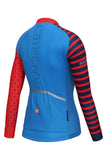Sundried Spots and Stripes Women's Long Sleeve Cycle Jersey Long Sleeve Jersey Activewear