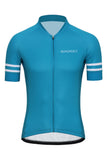 Sundried Turquoise Men's Short Sleeve Cycle Jersey Short Sleeve Jersey XS Turquoise SD0485 XS Turquoise Activewear