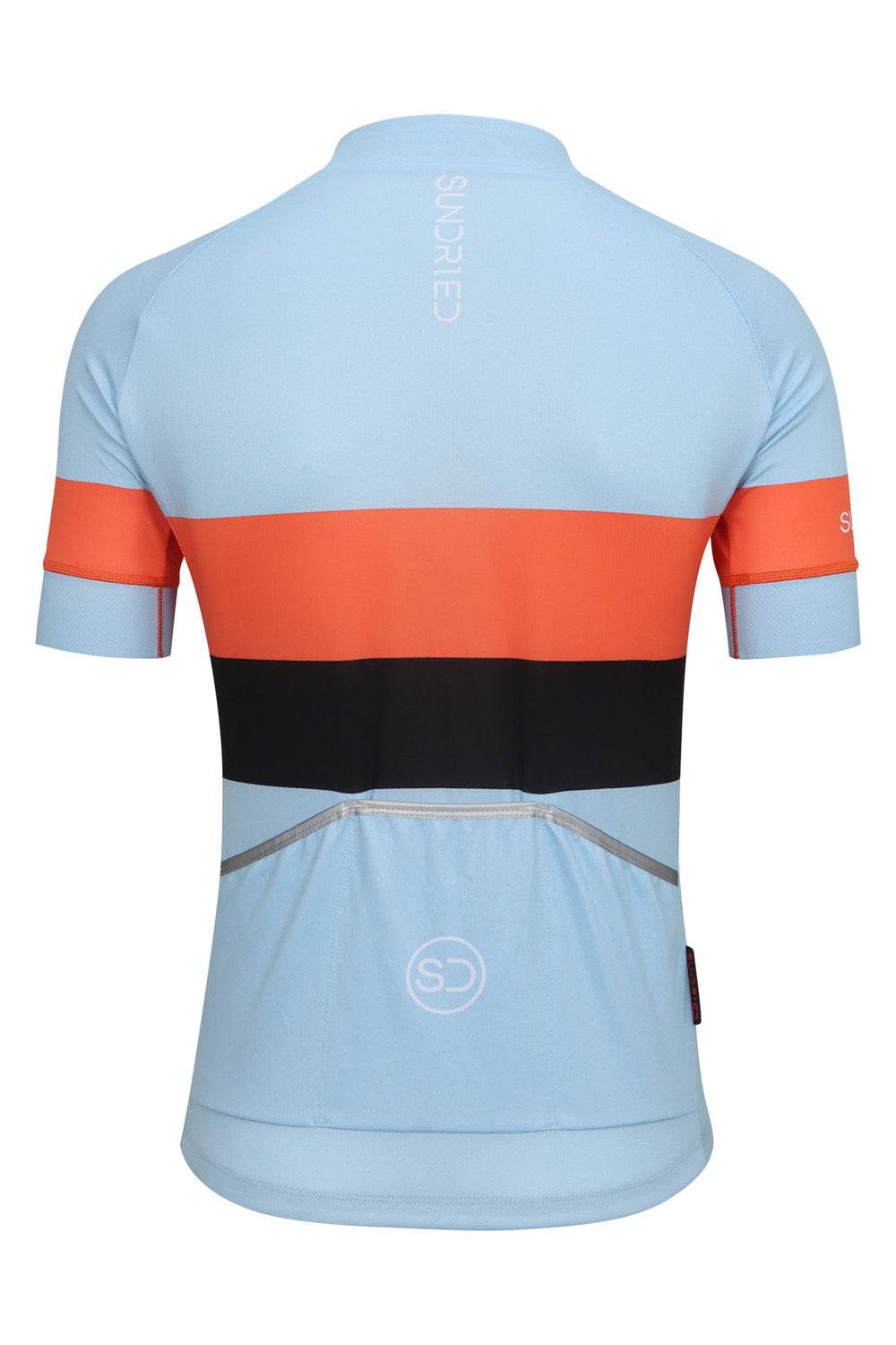 Sundried Sky Stripe Men's Short Sleeve Cycle Jersey Short Sleeve Jersey Activewear