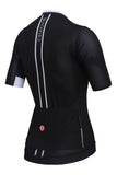 Sundried Pro Women's Black Short Sleeve Cycle Jersey Short Sleeve Jersey Activewear
