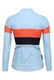 Sundried Sky Stripe Women's Long Sleeve Cycle Jersey Long Sleeve Jersey Activewear