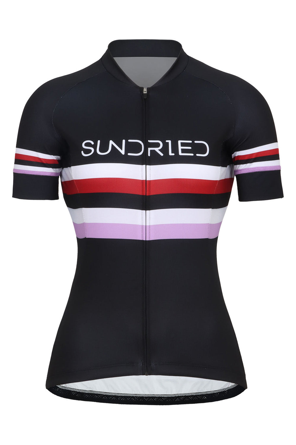 Sundried Stealth Women's Short Sleeved Cycle Training Jersey Short Sleeve Jersey XS Black SD0515 XS Black Activewear