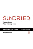 Sundried Gift Voucher Accessories £40 SDGIFTVOUCHER-40 Activewear