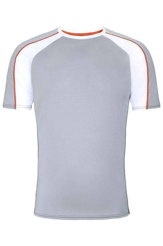 Sundried Dom 2.0 Men's Recycled Training T-Shirt T-Shirt XS SD0030 XS Grey Activewear