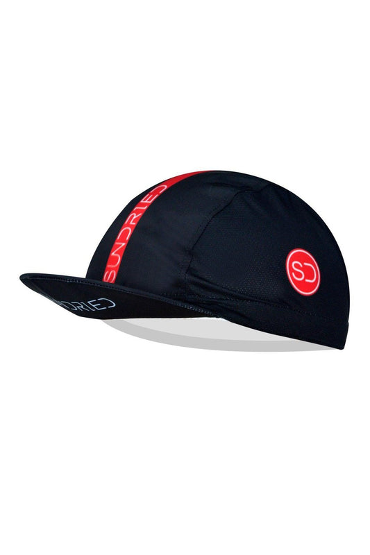 Sundried Cycling Cap Hats OneSize Black SD0130 Black Activewear