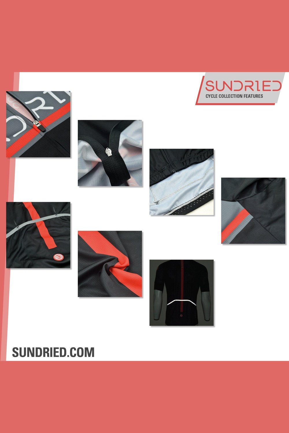 Sundried Rouleur Women's Short Sleeve Training Jersey Short Sleeve Jersey Activewear