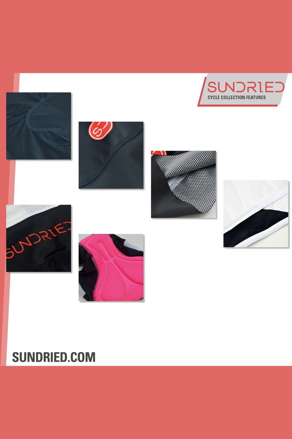 Sundried Rouleur Women's Training Bib Shorts Bib Shorts Activewear