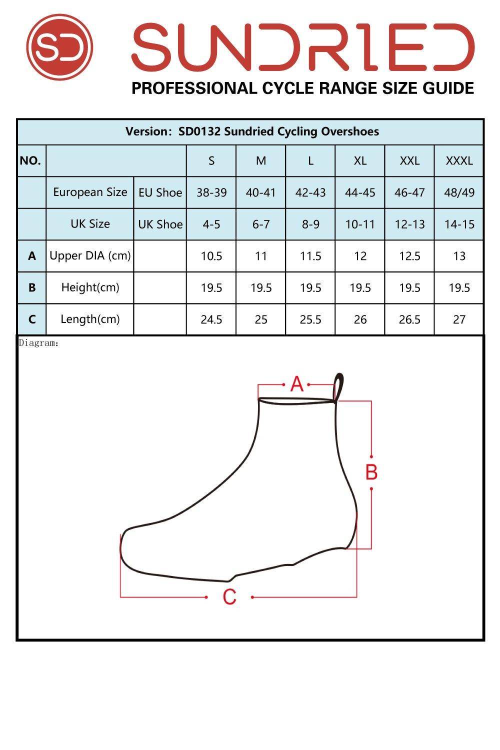 Sundried Neoprene Overshoes Cover Activewear