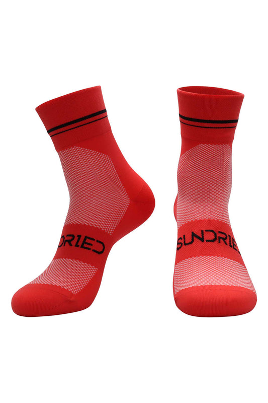 Sundried Red Cycle Socks S21 Socks Activewear