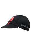 Sundried Mono Stripe Cycle Cap Hats Black SD0437 Black Activewear