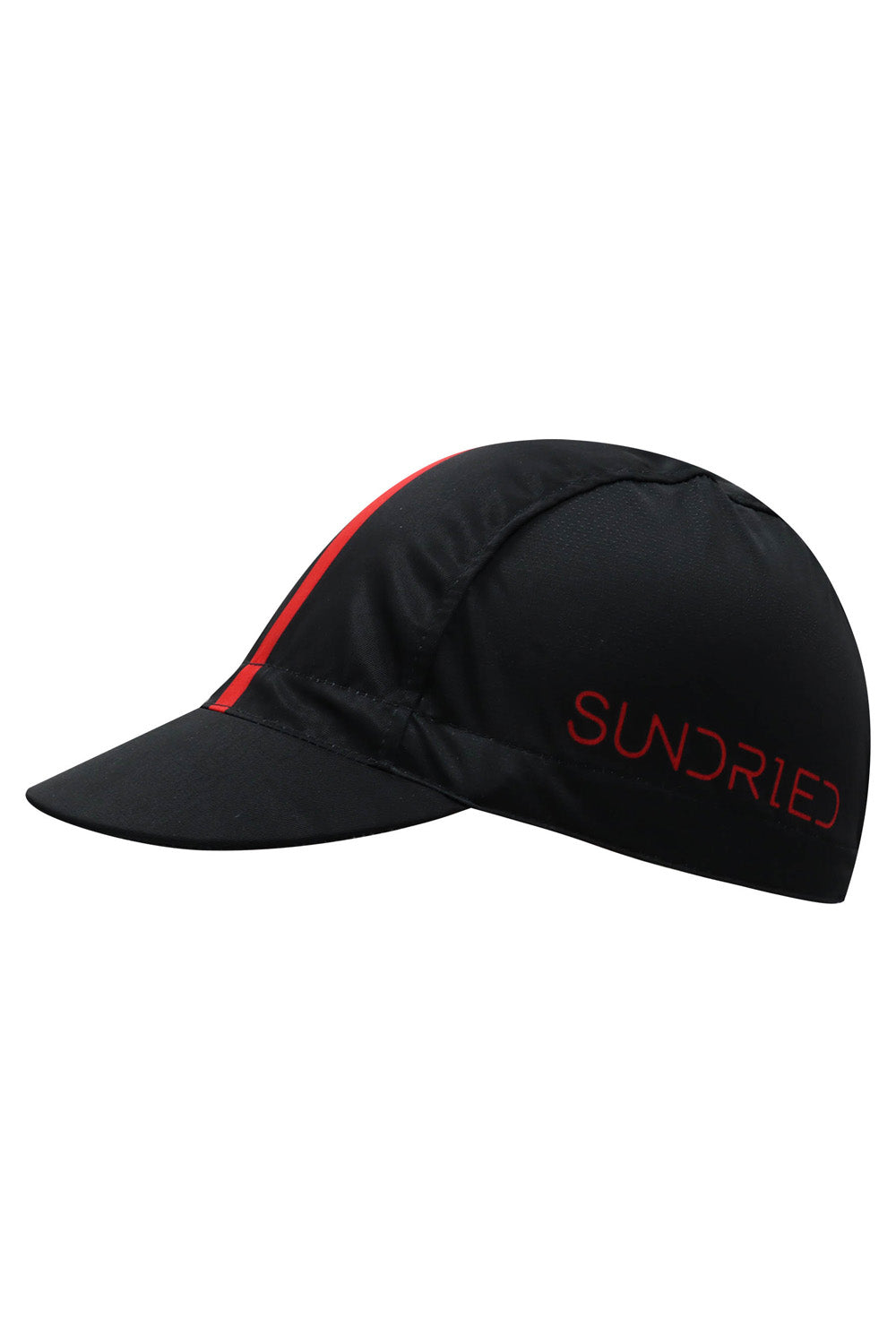 Sundried Stripe Cycle Cap Hats Black SD0435 Black Activewear