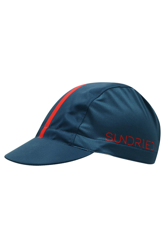 Sundried Stripe Cycle Cap Hats Blue SD0435 Blue Activewear