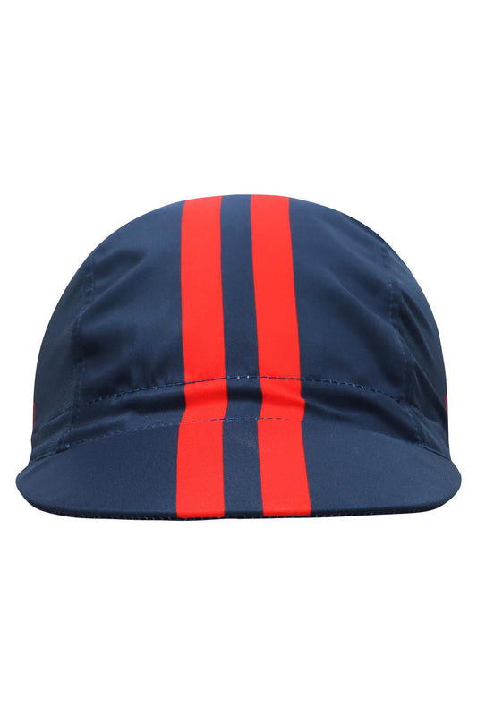 Sundried Duo Stripe Cycle Cap Hats Navy SD0436 Navy Activewear