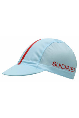 Sundried Stripe Cycle Cap Hats Sky SD0435 Sky Activewear
