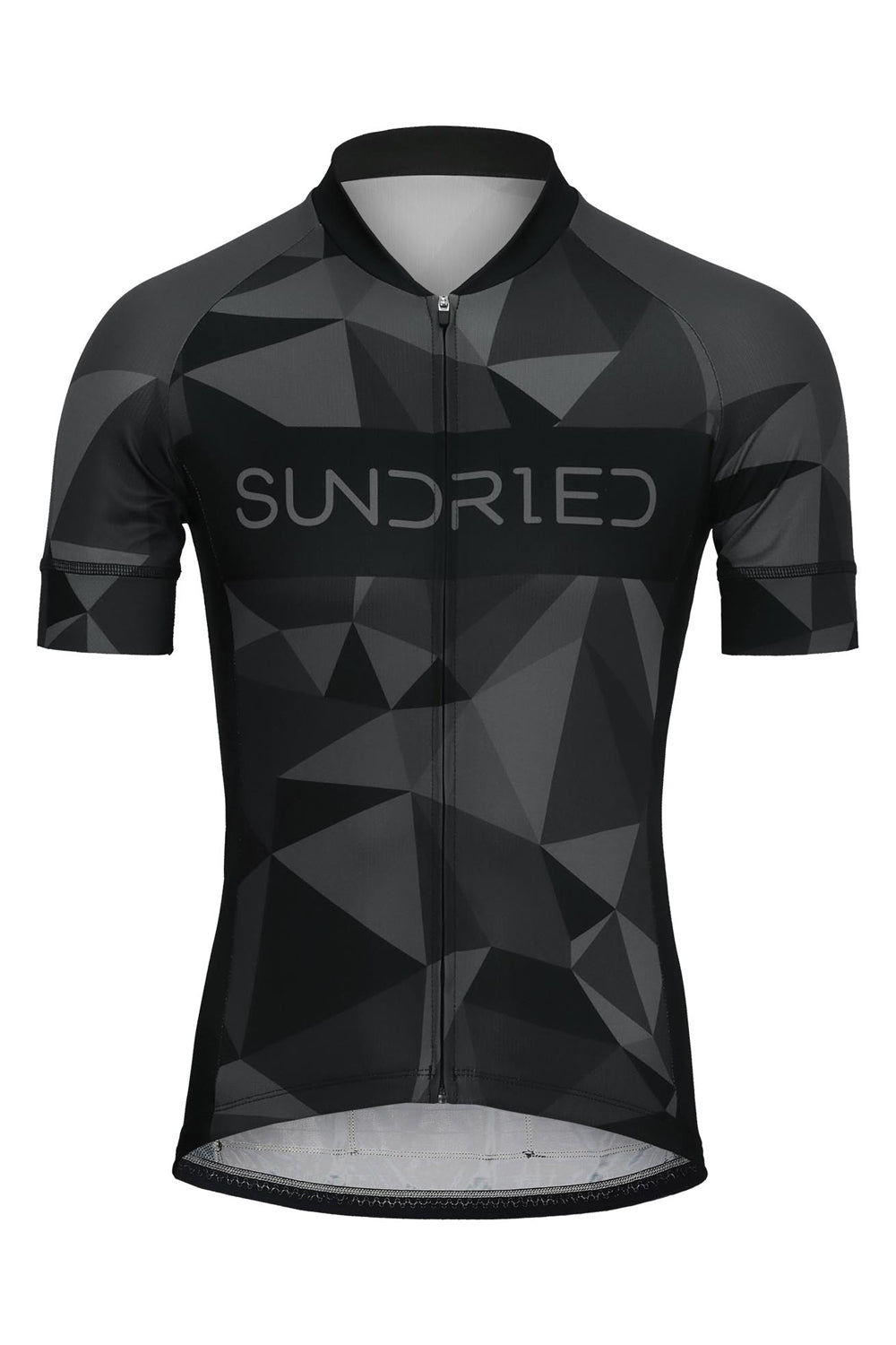 Sundried Geometric Men's Short Sleeve Training Jersey Short Sleeve Jersey XL Black SD0458 XL Black Activewear
