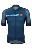Sundried Cadence Men's Short Sleeve Cycle Jersey Short Sleeve Jersey XXL Blue SD0101 XXL Blue Activewear