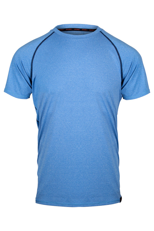 Sundried Eiger Men's T-Shirt T-Shirt S Blue SD0147 S Blue Activewear