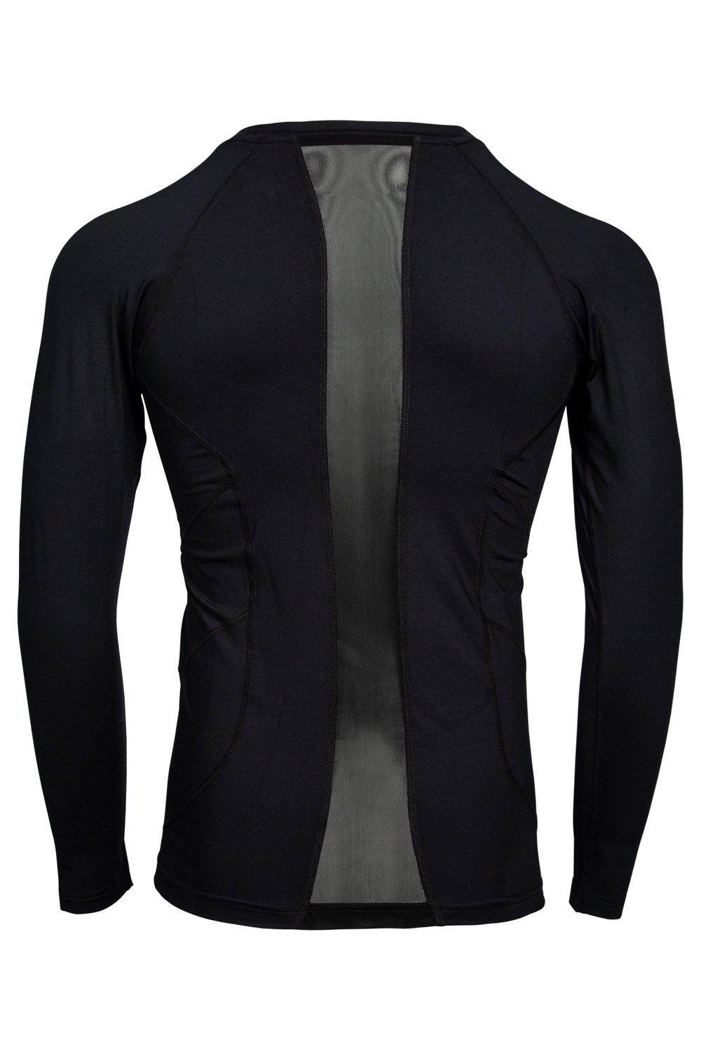 Sundried Men's Mesh Back Compression Layer Baselayer Activewear