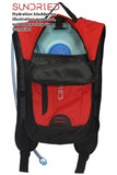 Sundried Hydration Backpack Red Bags SD0401 Activewear