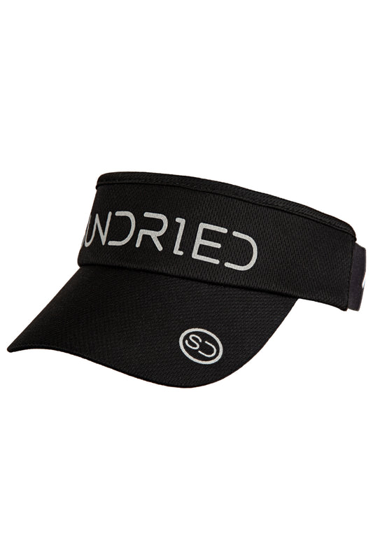 Sundried Running Visor Hats One Size Black SD0434 Black Activewear