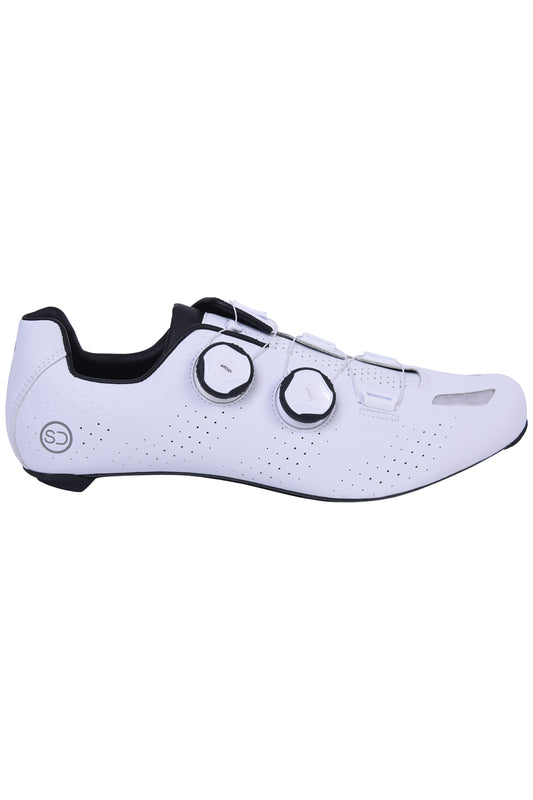 Sundried S-GT1 Carbon Fibre Pro Road Cycle Shoes Cycle Shoes 44 White SD0365 44 White Activewear